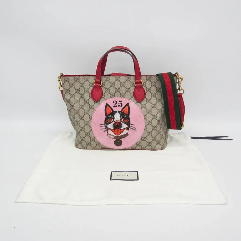 GUCCI Authentic Cream Leather Shoulder Bag - Picture 2 of 13